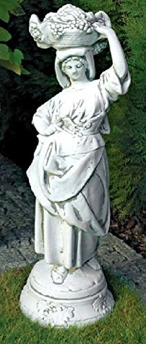 Obstträgerin (S150) Weintrauben Frauen Gartenfiguren Skulpturen