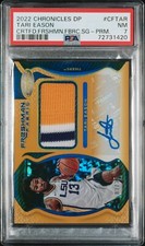PSA 7 - TARI EASON #/25 Auto 2022 Chronicles Certified Freshman Fabric PRIME RPA