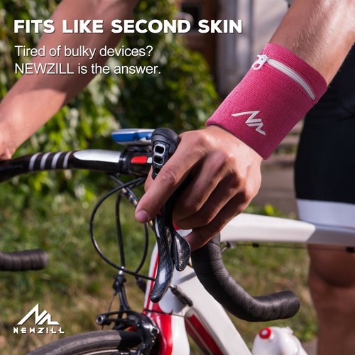 2 PACK - NEWZILL Wristband / Wrist Wallet with Pocket, Pouch for Running, Tennis - 第 55/79 張圖片