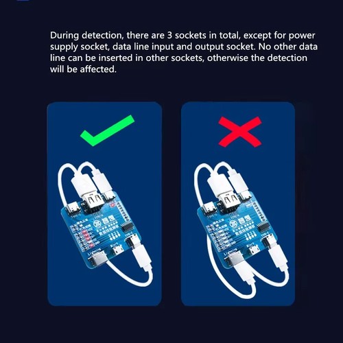 USB Cable Data Wire Detection Board Tester Checker For USB-C Lightning Cables - 第 5/8 張圖片