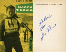 NORDIC COMBINED SKIER Georg Thoma autograph, signed book