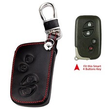 Leather Car Auto Key Fob Case Cover Holder For Lexus Es Gs Is Ls Lx Rx Ct 06-14 Leather Car Auto Key Fob Case Cover Holder For Lexus Es Gs Is Ls Lx Rx Ct 06-14