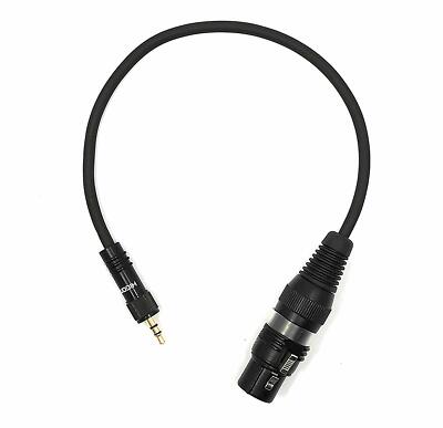 50cm Miniklinke 3,5mm Stecker zu XLR Kabel Mikrofonkabel DSLR Blackmagic 4K 6K