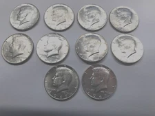 20 Stück Anlegerposten , USA Silber , 10 x Half / Kennedy,  Silber AG  400