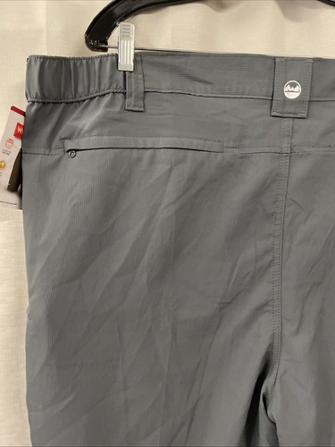 Wrangler NWT Men's Performance Relaxed Fit Gray Shorts Classic Flex Waistband 48 - Picture 8 of 14