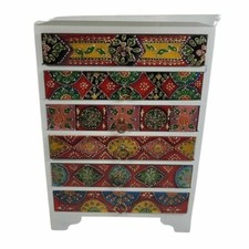 6-Drawer Painted Jewelry Box