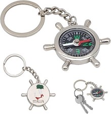 Portachiavi bussola magnetica
