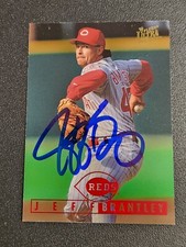 Jeff Brantley Autograph Signed 1995 Fleer Ultra Cincinnati Reds