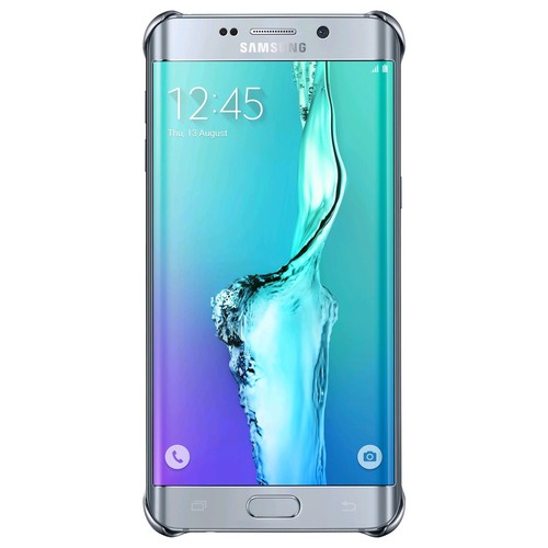 Samsung Custodia Originale Galaxy S6 Edge Plus G928 Glitter Cover ARGENTO - Foto 3 di 4