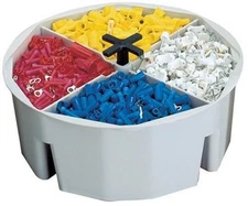 CLC Custom Leathercraft 1152 2-Inch High, Full-Round Bucket Tray
