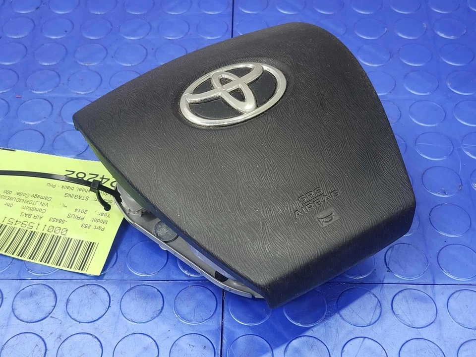 Inflador de bolsa de aire para volante Toyota Prius 2010-2015 negro OEM 4513047110C0 Foto 2 de 4