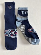 Tennessee Titans Adult Socks 2 Pair Set- Large High Quality New Free Ship B 