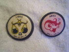 2- PUFFY MAGNETS ARIES LIBRA HONG KONG Size-1 3/8",Zodiac,Astrology, L.I. LTD. — photo 2