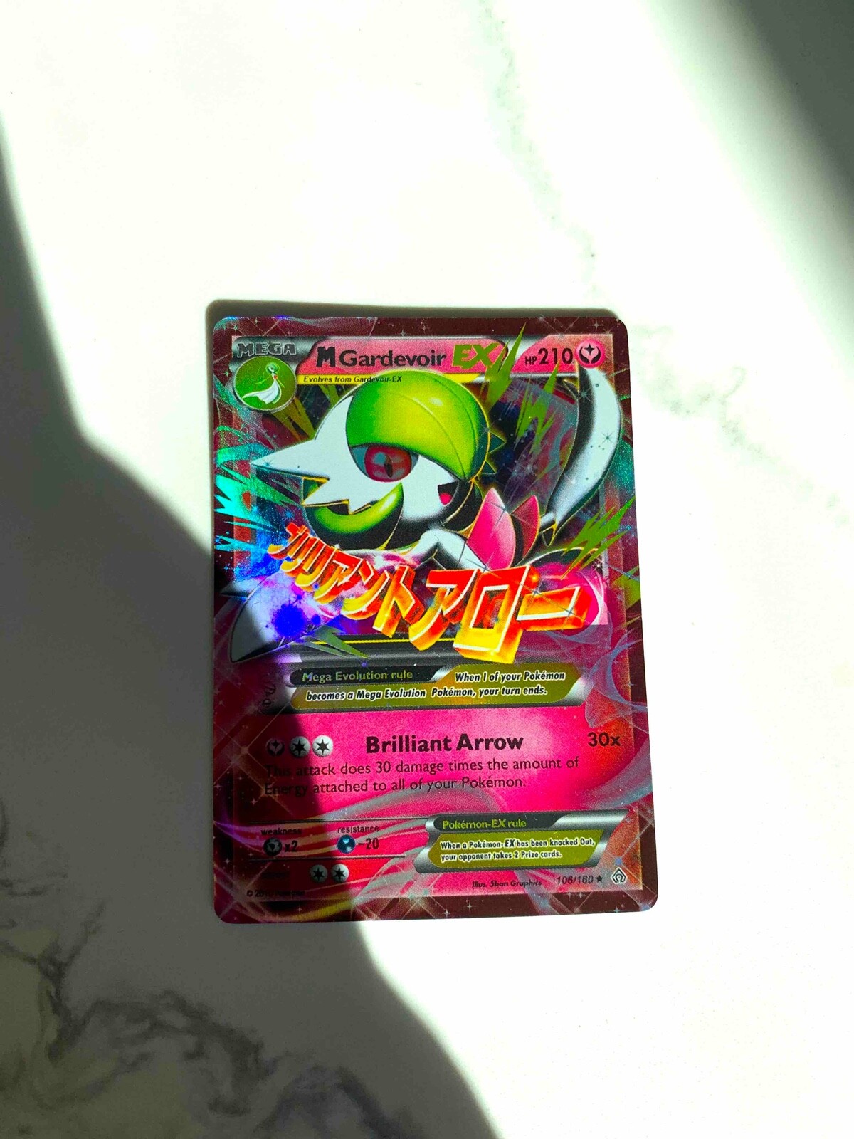 CARTA POKÉMON MEGA GARDEVOIR-EX ULTRA RARA ORIGINAL COPAG + BRINDES