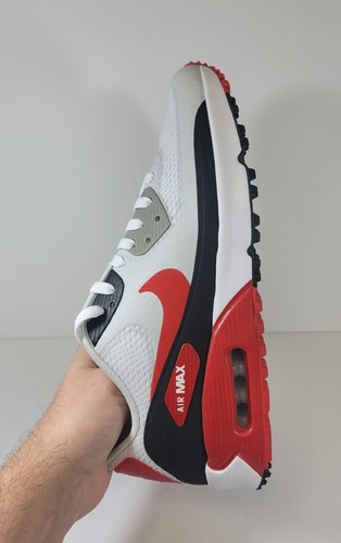 Mens Size 14 Nike Air Max 90 G White/University Red-Black DX5999 162 Golf Shoes - Picture 6 of 11