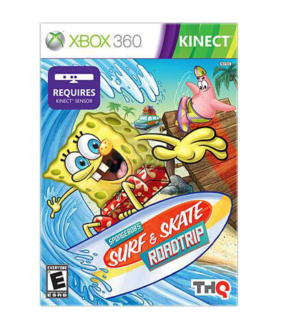 SpongeBob's Surf & Skate Roadtrip (Microsoft Xbox 360, 2011) for