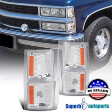 Fits 1994-1998 Chevy Ck 1500 2500 Silverado Tahoe Pickup Corner Signal Lights Fits 1994-1998 Chevy Ck 1500 2500 Silverado Tahoe Pickup Corner Signal Lights