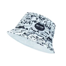 Cat Bucket Hats for Woman Man's Sun Hats for Women's Trendy Beach Hats