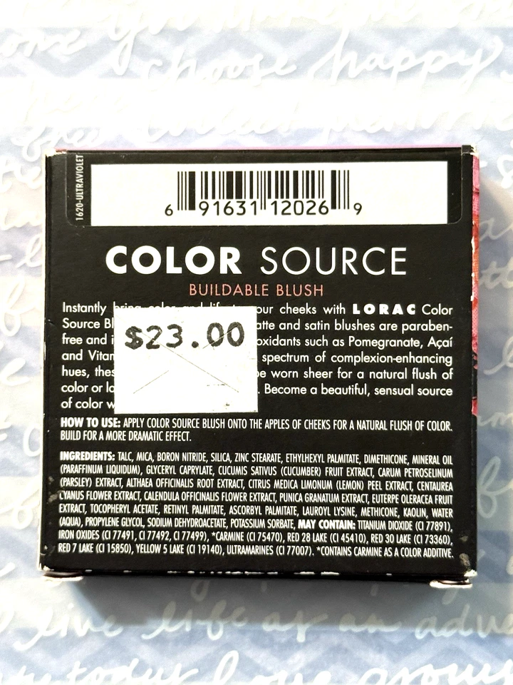 Lorac Color Source ULTRAVIOLET Medium Lavender Buildable Matte Blush *LOW PRICE* - Image 3 of 4