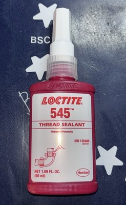 USA Loctite 545 50mL Hydraulic Pneumatic Thread Sealant 135486 54531 2627257