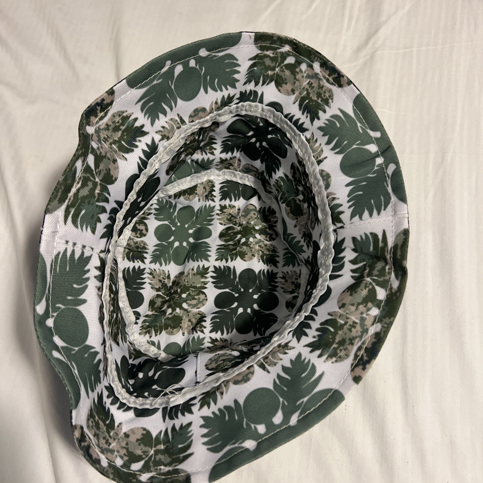 Hawaiian Bucket Hat Quilt Pattern Reversible Gree… - image 5