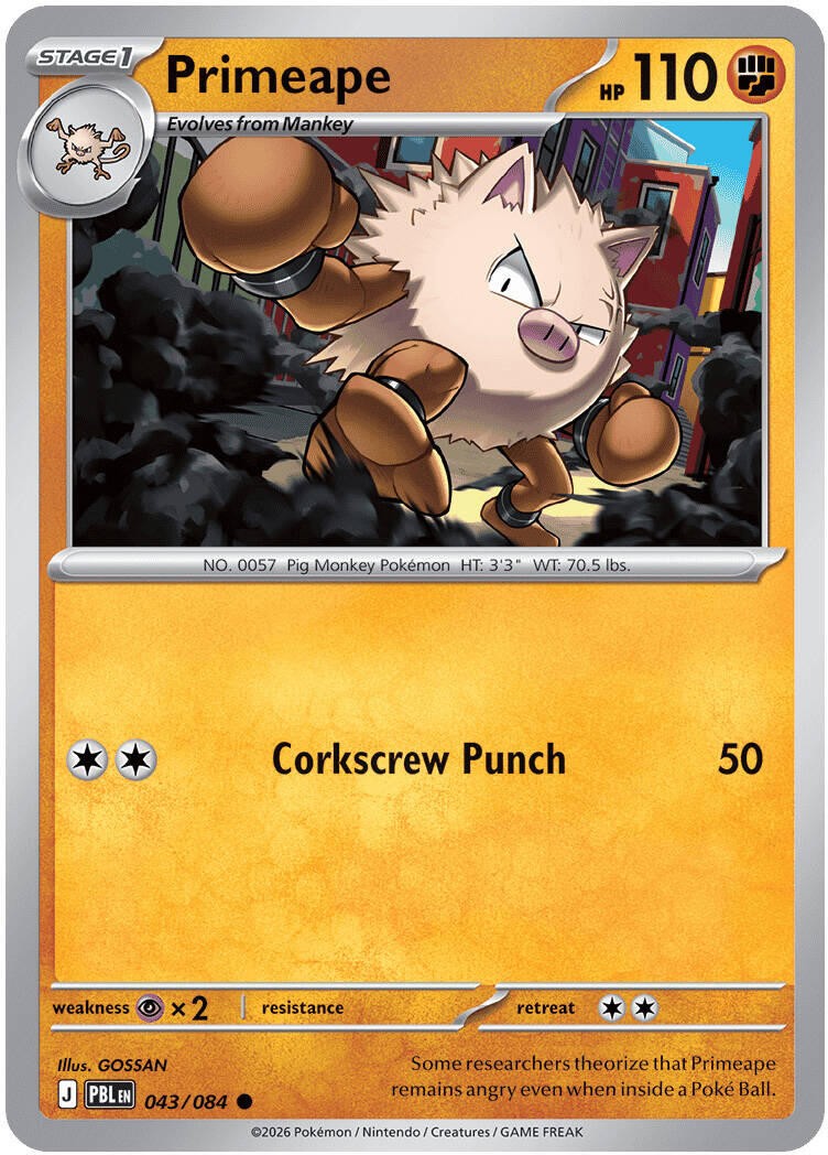Primeape [PBL - 043/084]NM