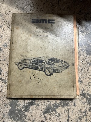 1981 Delorean Motor Company DMC-12 Technical Information Manual