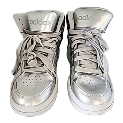 Adidas Neo Entrap Mid Silver Basketball Sz 7 FZ1112 