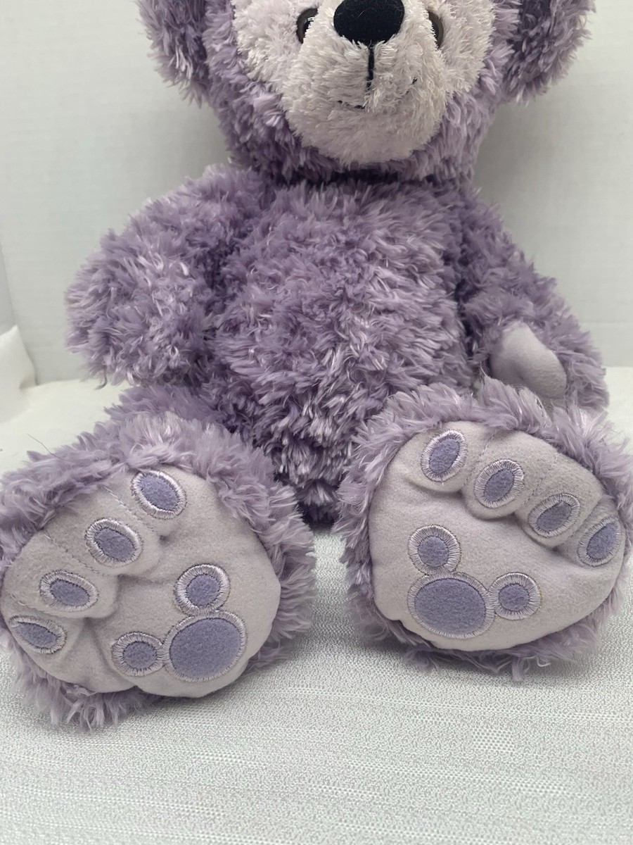 Pre Duffy Disney World Purple Hidden Mickey Plush Lavender Rare