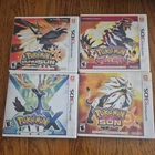 New ListingPokemon 3DS Game Bulk Lot - Sun, Ultra Sun, Omega Ruby, And X - With Inserts