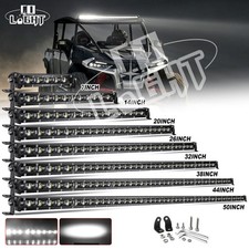 7 14 20 26 32 40 50 Slim Led Light Bar Spot Flood Combo Driving Suv Offroad Utv