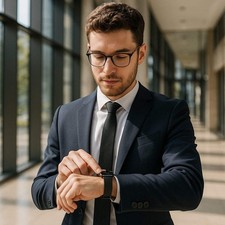 FOAMIA Smart Watch Square Face Fitness Tracker