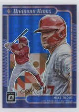 2021 Panini Donruss Optic Diamond Kings Blue Pandora Prizm /99 Mike Trout 17ac
