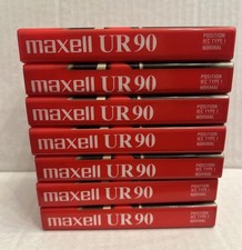 MAXELL UR 90 - cassette MC / scellées (Neuf avec emballage d'origine) à MAXELL UR 90 - cassette MC / scellées (Neuf avec emballage d'origine) à