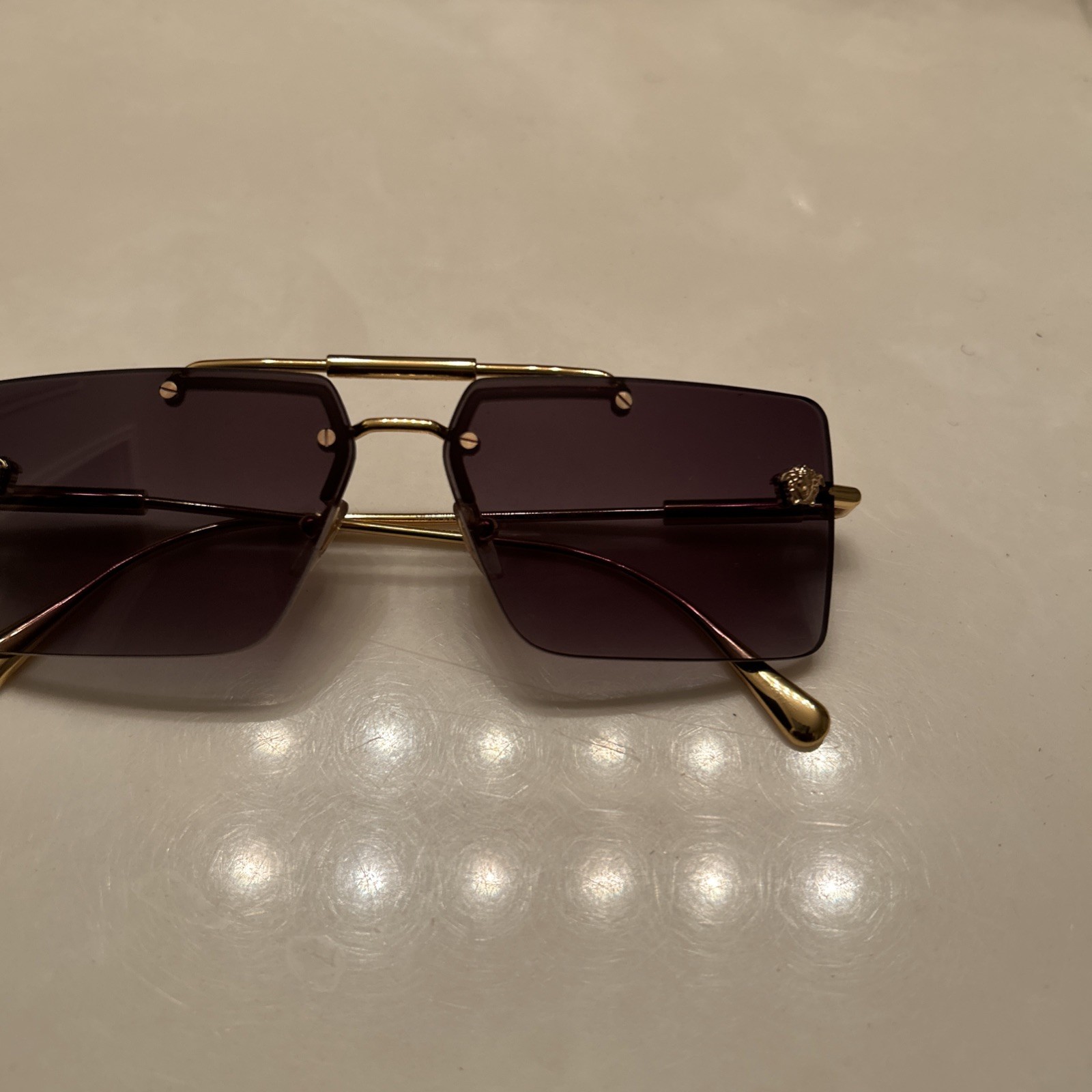 Versace VE2245 Rectangular Sunglasses - PROD25208… - image 1