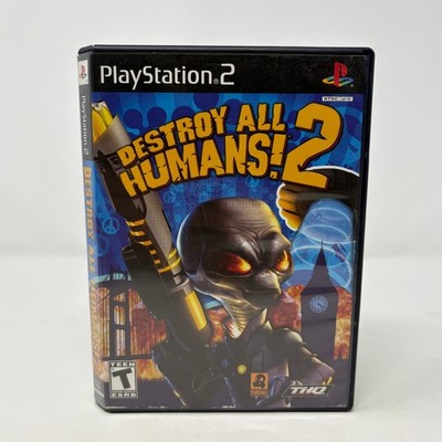 Destroy All Humans 2 (PlayStation 2, PS2) Missing Manual - Tested Working