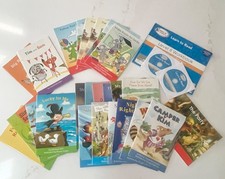 Hooked on Phonics 25 book Early Reader Set level 1,2 Workbook 2 DVDS