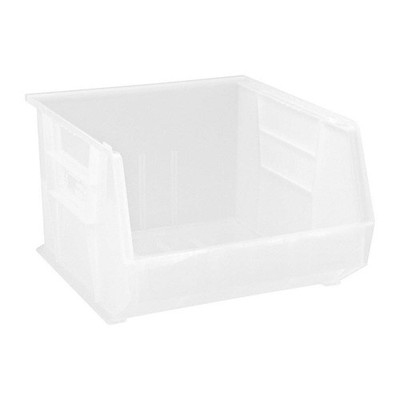 QUANTUM STORAGE SYSTEMS QUS270CL Hang and Stack Bin,Clear,PP,11 in 10H853