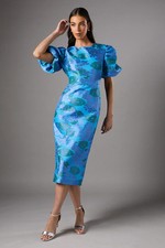 Coast Blue Midi Dress Womens Occasion Dresses