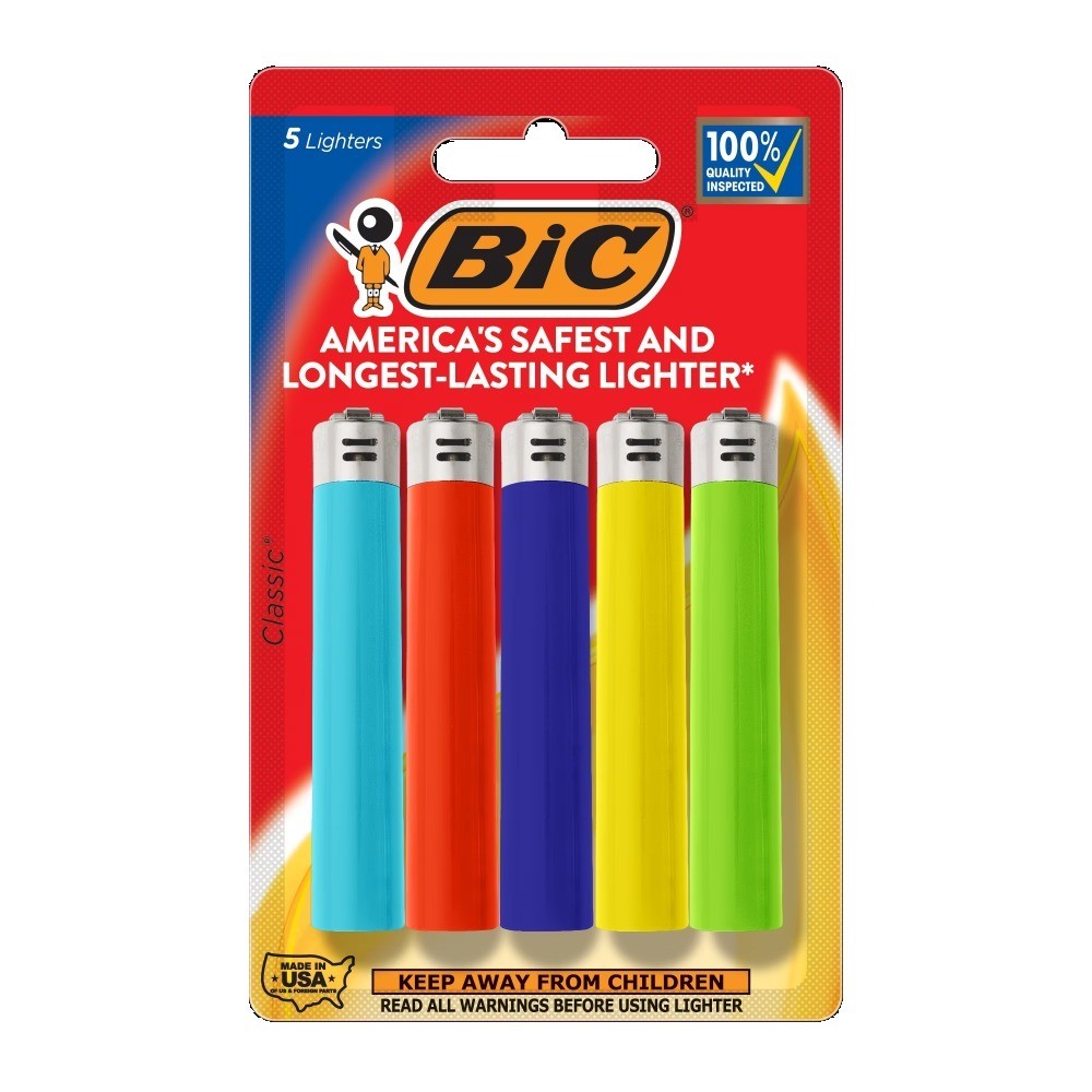 S Bulk Pack Of 5 Assorted Designs Multipurpose Flame