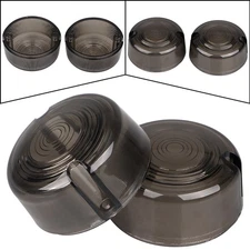 Smoke Turn Signal Light Lens Covers For Harley Dyna Wide Glide FXDWG Sportster