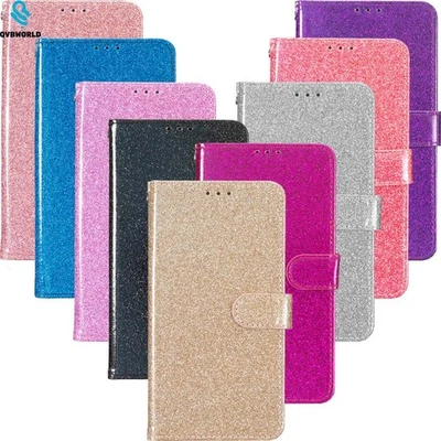 Phone Case Cover for Google Pixel 10 9 8 7 6 8A 9A 7A Bling Leather Wallet Case - Image 1 of 4