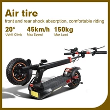 Adult Electric Scooter 800W 28mph High Speed 10''Folding City scooter Waterproof