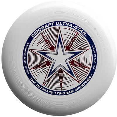 Frisbee Wurfscheibe Discraft UltraStar White 175 gr DCUSSW Weiß 27,5 cm
