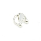 Tiffany & Co Sterling 18k Gold Cross Pendant Cufflinks Key Ring Lot of 3 S4537-1 — photo 4