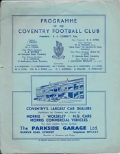 RUGBY UNION PROGRAMME - Coventry v Rugby (12.04) 1948