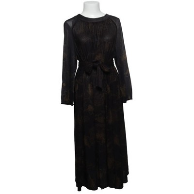Gindy, Kleid, Größe: 46, Schwarz/Gold, Print, Damen #eVz
