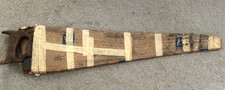Vintage  Henry Disston D-7 Hand Saw Woodworki...