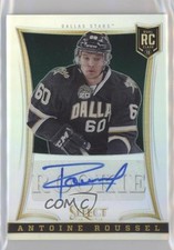 2013-14 Panini Select Rookie Silver Prizm 91/99 Antoine Roussel #233 Auto 2y5
