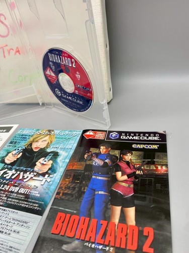 Nintendo GameCube GC Biohazard 2 Resident Evil 2 w/ Box From Japan - Picture 11 of 13